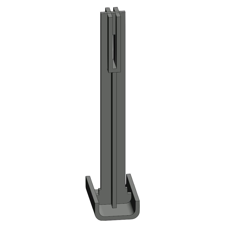 CD-24CF vertical tie for 3/4-inch Unistrut