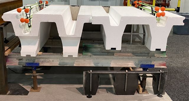 CD-18 and CD-24 prototype forms, set up as a booth demo.