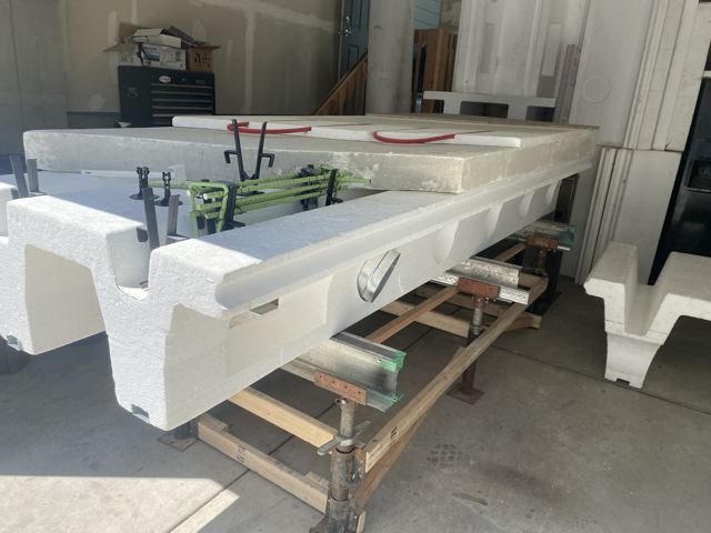 Full-length prototype form, hardware set.